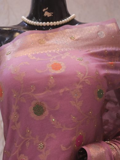 "The Lilac" Premium Banarasi Silk Saree