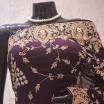 “The Mulberry Splash” Premium Designer Saree