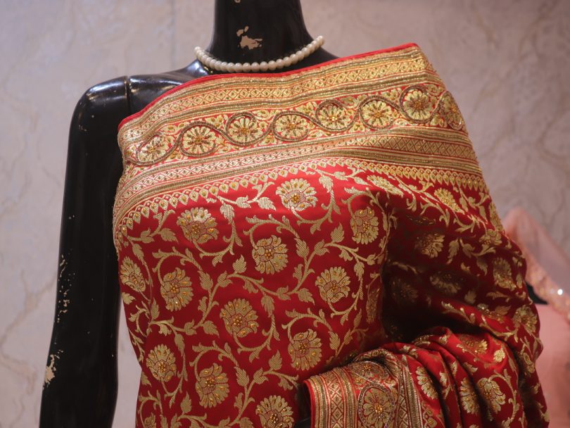 "The Bridal Red" Vol 19 Premium Banarasi Silk Saree