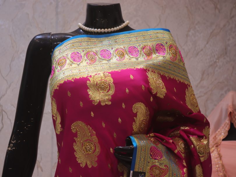 “The Lenten Rose” Premium Banarasi Saree