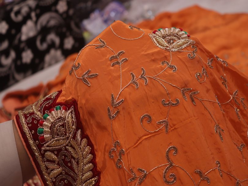 “The Copper Red” Premium Handcrafted Saree - Image 5