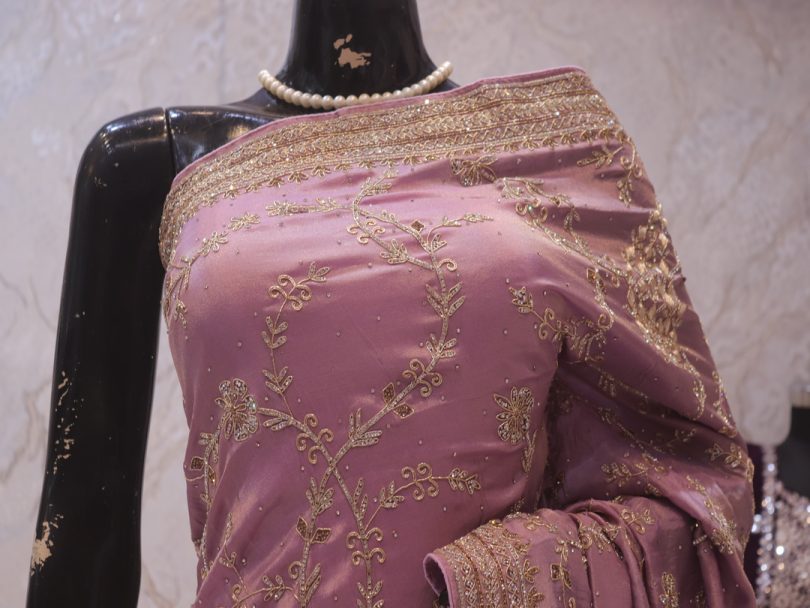 “The Lilac” Premium Handcrafted Saree