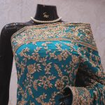 “The French Blue” Premium Designer Saree