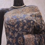 “The Grayish Blue” Premium Designer Saree
