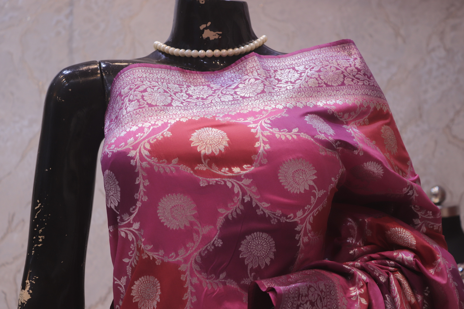 "The Pink Duet" Premium Banarasi Silk Saree