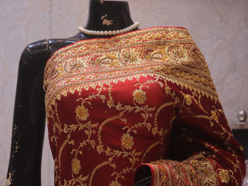 “The Royal Maroon” Premium Designer Saree