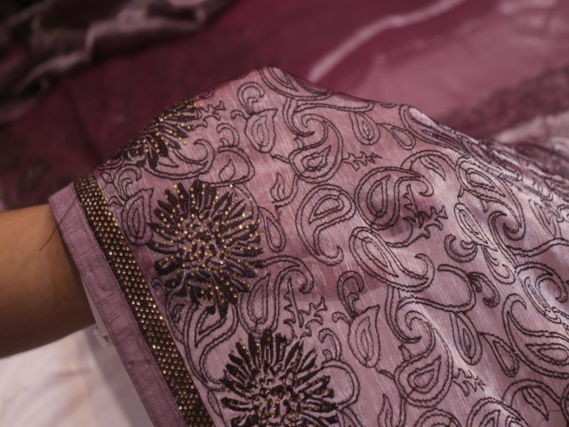 "The African Violet" Premium Designer Saree - Image 5