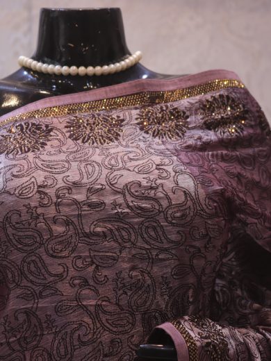 "The African Violet" Premium Designer Saree
