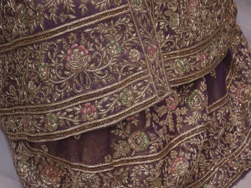 "The Languid Lavender" Premium Bridal Lehenga - Image 5