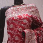 "The Raspberry Sorbet" Premium Banarasi Silk Saree
