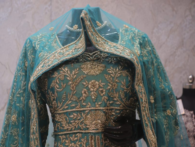 "The Arctic Blue" Premium Bridal Lehenga