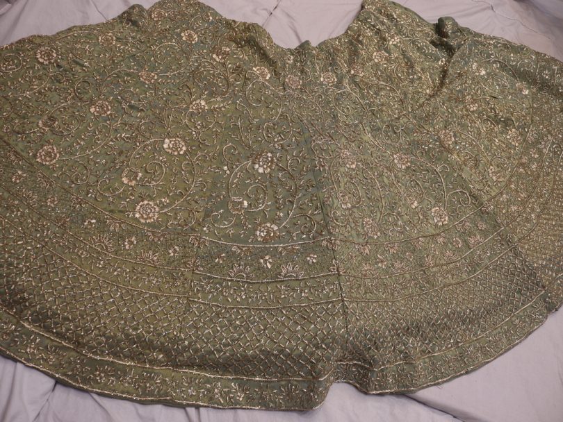 "The Pistachio Green" Premium Bridal Lehenga - Image 5