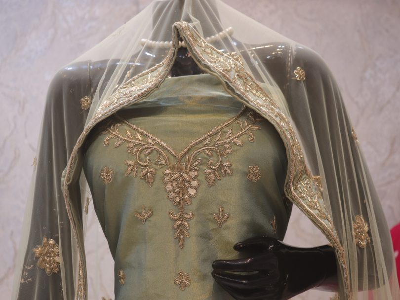 "The Pistachio Green" Premium Bridal Lehenga