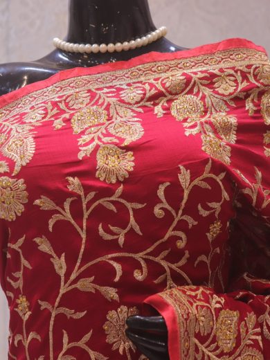 "The Maroon" Premium Designer Saree