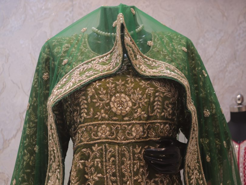 "The Olive Green" Premium Bridal Lehenga