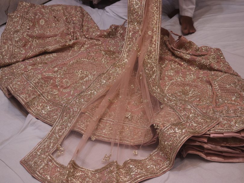"The Pastel Pink" Premium Bridal Lehenga - Image 5