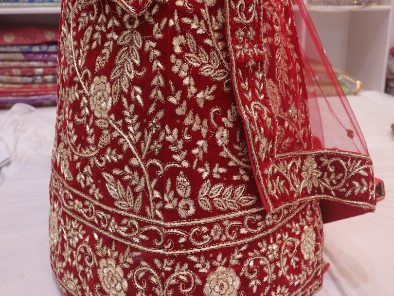"The Bridal Red" Premium Bridal Lehenga - Image 4