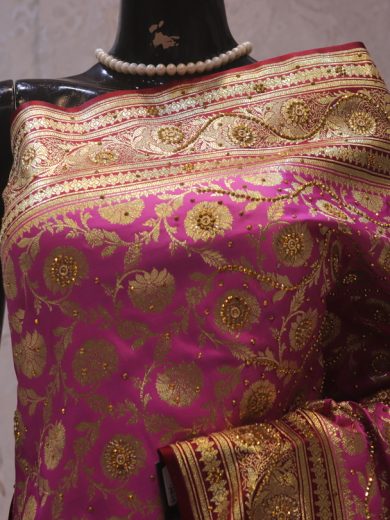 "The Brilliant Rose" Vol 3 Premium Banarasi Silk Saree