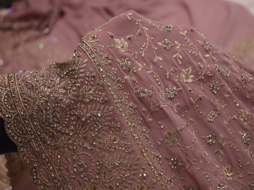 "The Dusty Purple" Premium Designer Saree - Image 5