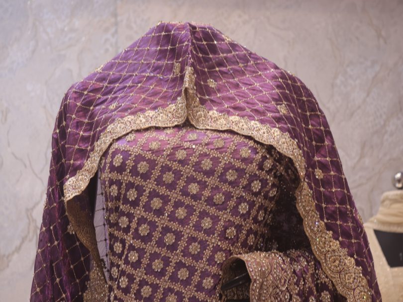 “The Russian Violet” Premium Designer Saree