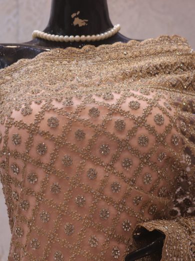 "The Pastel Peach" Premium Designer Saree