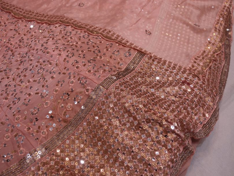 “The Peach Petals” Premium Designer Lehenga - Image 5