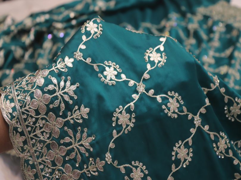 "The Persian Green" Vol 7 Premium Designer Saree - Image 5