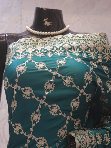 "The Persian Green" Vol 7 Premium Designer Saree