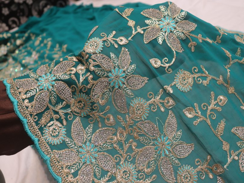 "The Cerulean Blue" Vol 28 Premium Designer Saree - Image 5