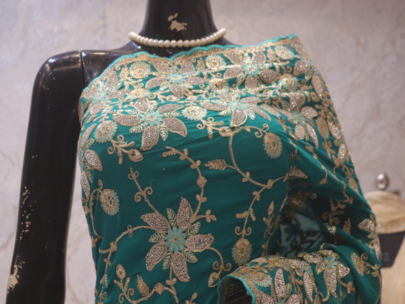 "The Cerulean Blue" Vol 28 Premium Designer Saree