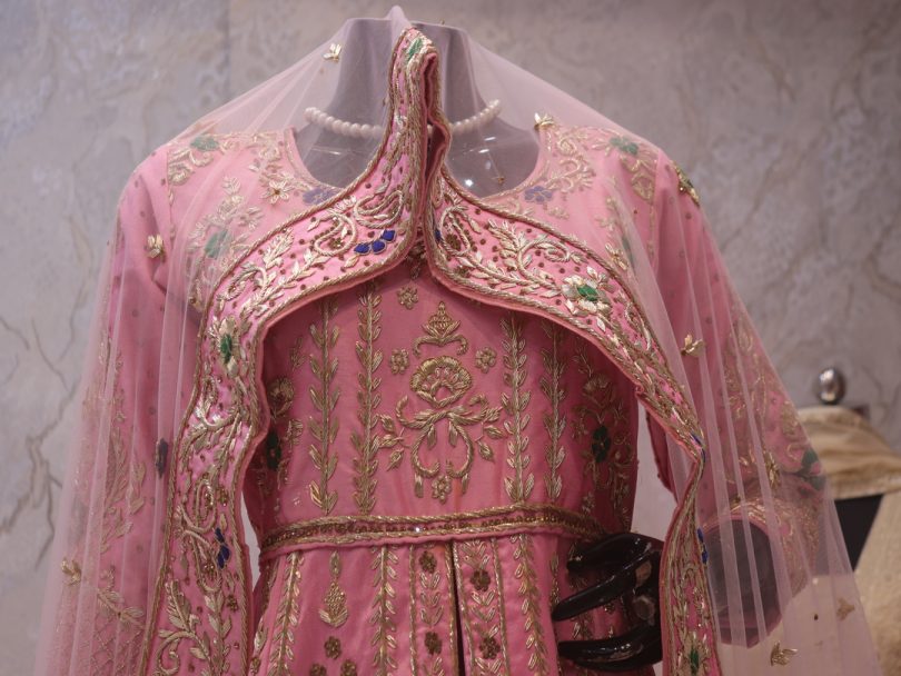 "The Blush Pink" Premium Long Koti Lehenga
