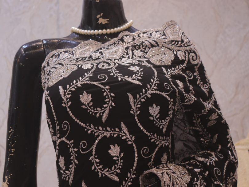 "The Onyx Black" Premium Designer Saree