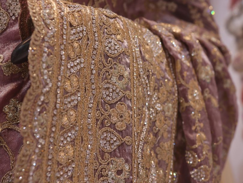 "The Mountbatten Pink" Premium Designer Saree - Image 5
