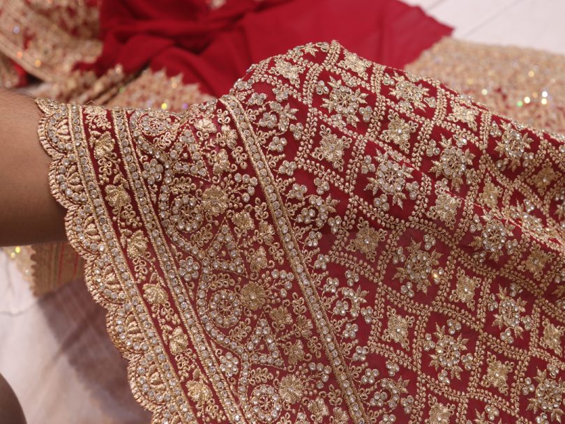 “The Royal Maroon” Premium Designer Saree - Image 5