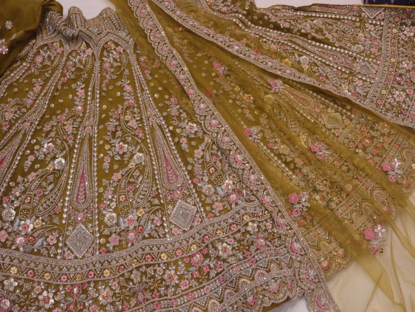 “The Golden Yellow” Premium Designer Lehenga - Image 5
