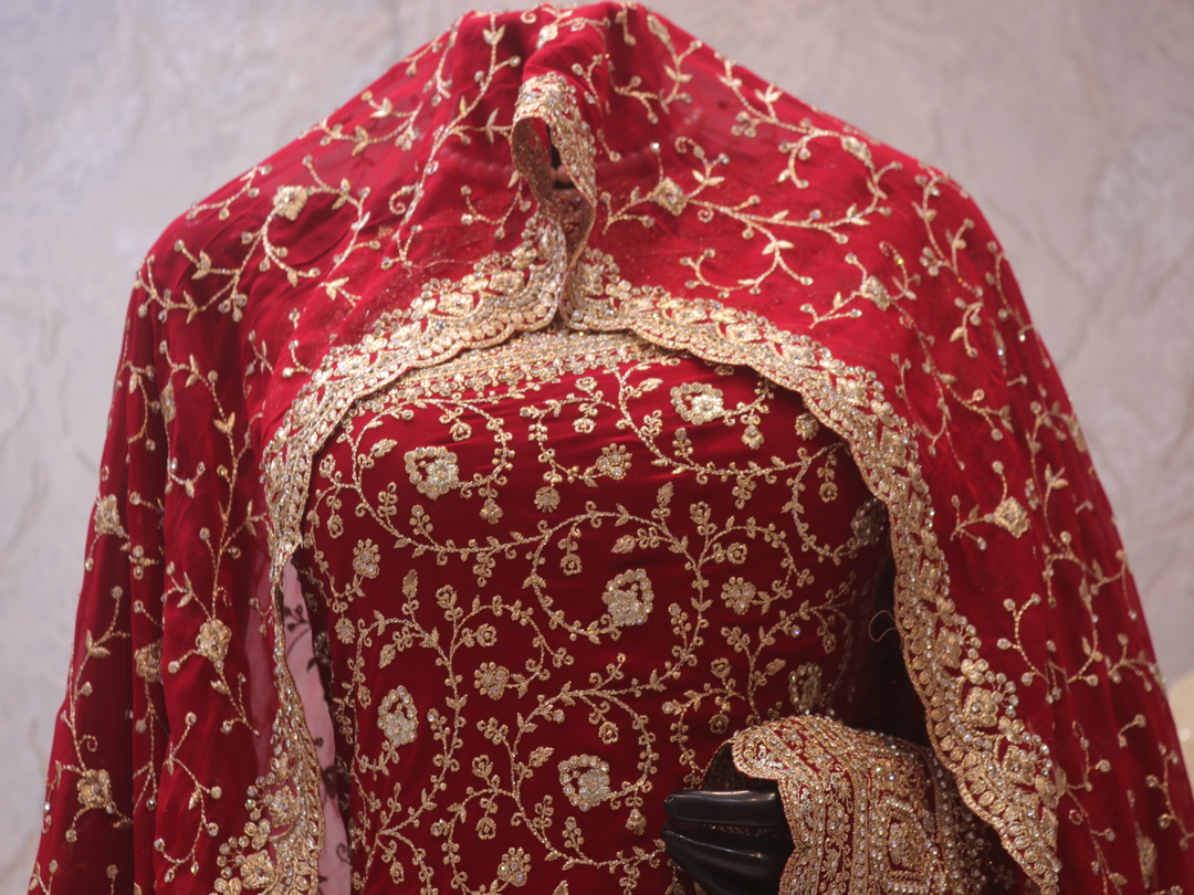 "The Crimson Maroon" Premium Designer Saree