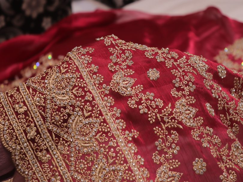 “The Raspberry Sorbet” Premium Designer Saree - Image 5