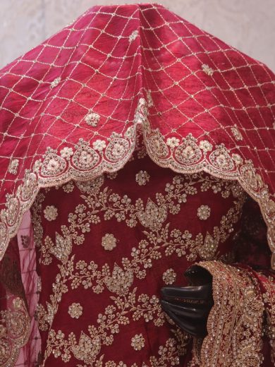 “The Raspberry Sorbet” Premium Designer Saree