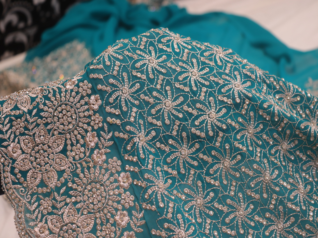 "The Cerulean Blue" Vol 29 Premium Designer Saree - Image 5