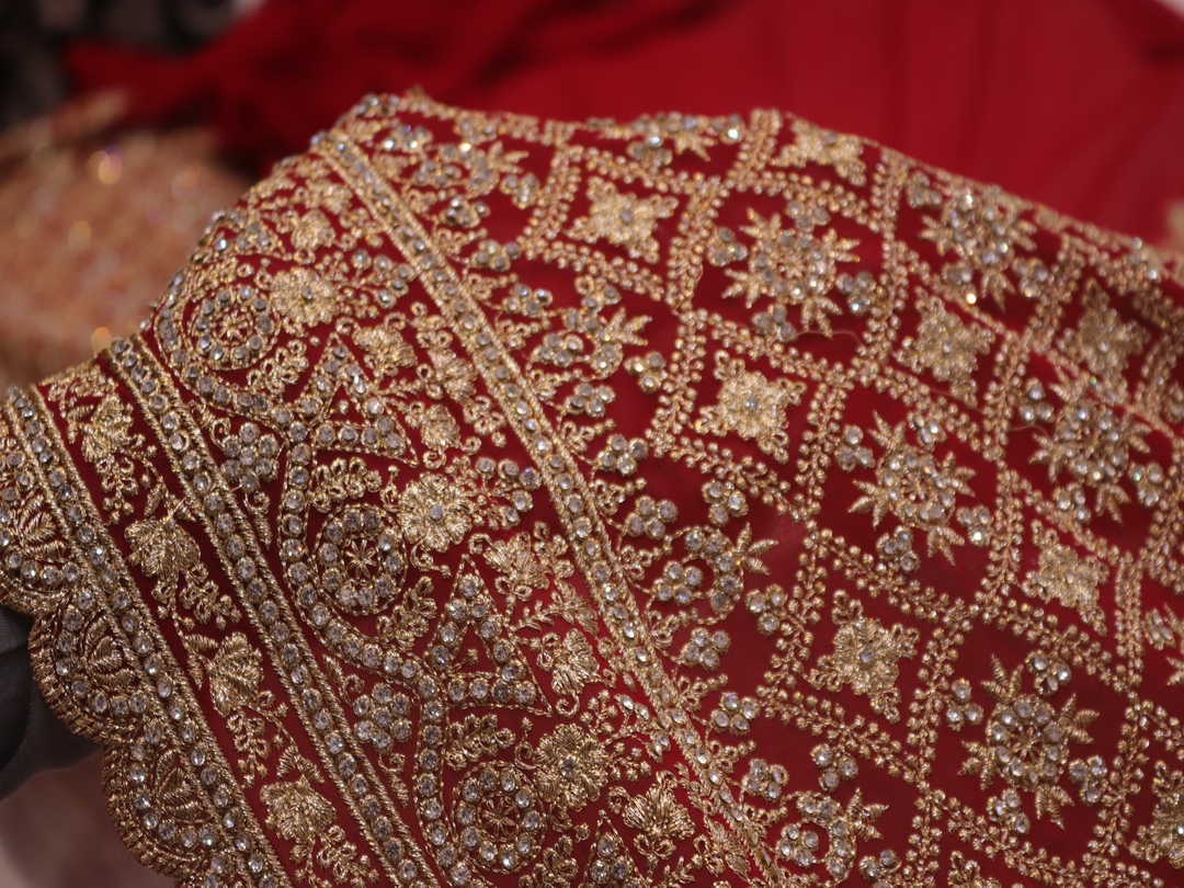 “The Turkish Red” Vol 5 Premium Designer Saree with Dupatta - Image 5