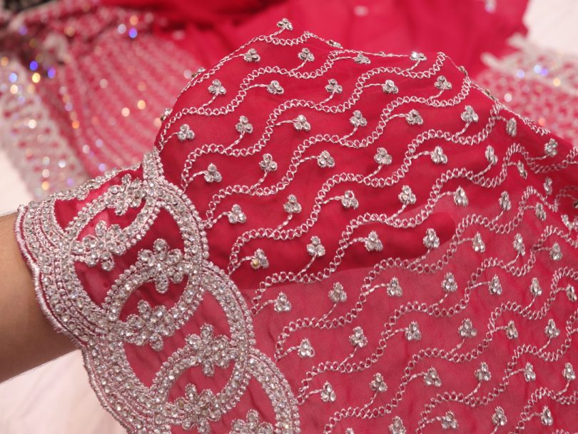 "The Magentine" Premium Designer Saree - Image 5