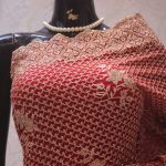 "The Raspberry Crystals" Premium Designer Saree