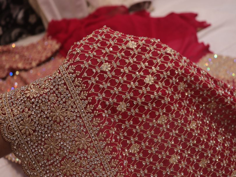 "The Raspberry Sorbet" Premium Designer Saree - Image 5