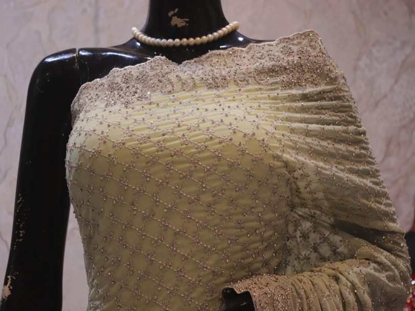 "The Soft Green" Premium Designer Saree
