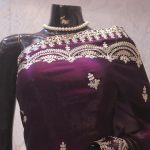 “The Russian Violet” Premium Designer Saree