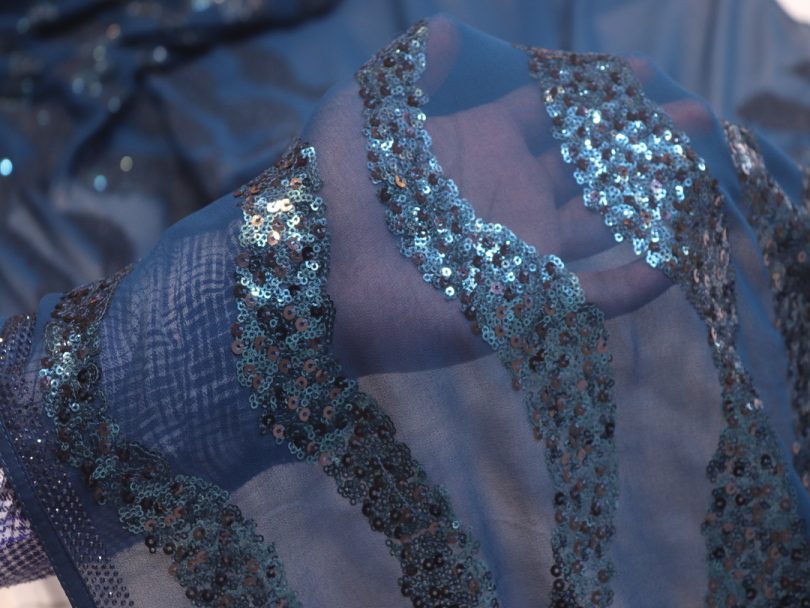 "The Teal Blue" Premium Designer Saree - Image 5