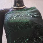 "The Dark Pine Green" Premium Designer Saree