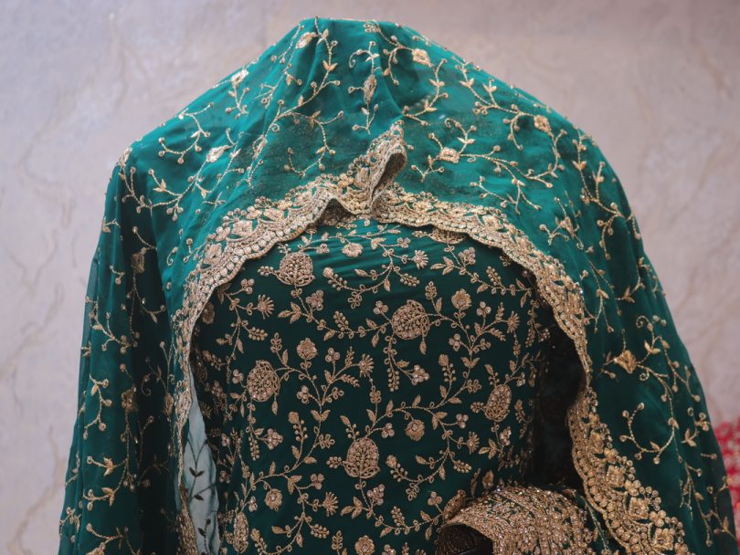 "The Persian Green" Premium Designer Saree