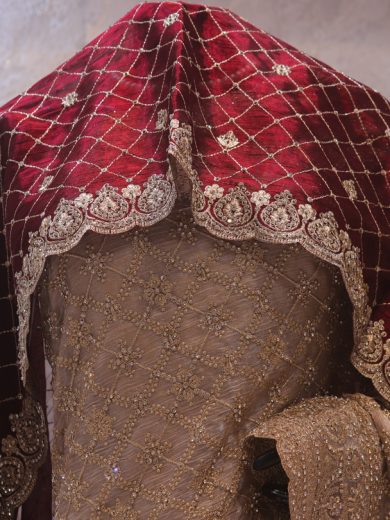 "The Golden Petals" Vol 21 Premium Designer Saree with Veil