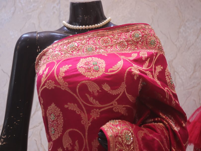 "The French Pink" Premium Banarasi Silk Saree